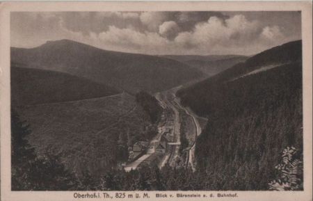 Oberhof - Blick vom Bärenstein Oberhof - Blick vom Bärenstein