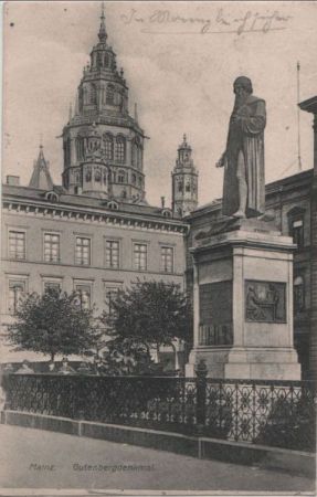 Mainz - Gutenbergdenkmal Mainz - Gutenbergdenkmal