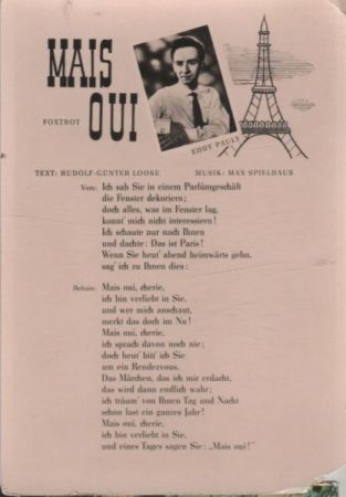 Mais Oui mit Vers Mais Oui mit Vers