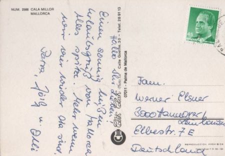 Cala Millor - Spanien - Blick zum Meer