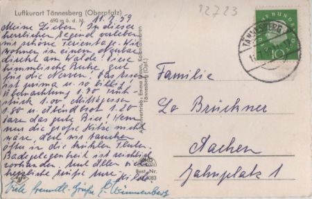 Tännesberg - Ansicht Tännesberg - Ansicht