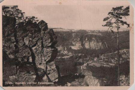 Kurort Oybin - von der Felsengasse Kurort Oybin - von der Felsengasse