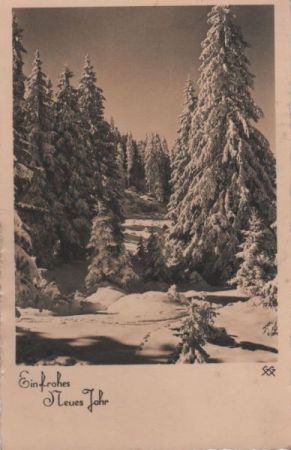 Frohes Neues Jahr Winterlandschaft Frohes Neues Jahr Winterlandschaft