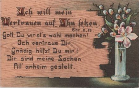 Vertrauen auf ihn 1918 Vertrauen auf ihn 1918