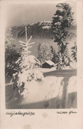 Neujahrsgrüße Winterlandschaft Neujahrsgrüße Winterlandschaft