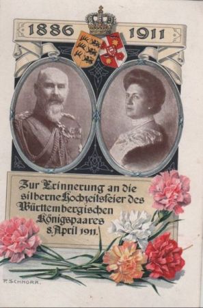 Silberhochzeit Königspaar Württemberg Silberhochzeit Königspaar Württemberg