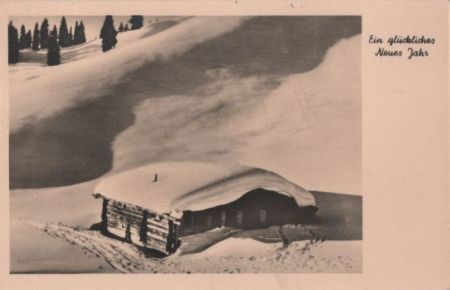 Neues Jahr Schneelandschaft Neues Jahr Schneelandschaft
