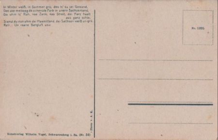 Liedkarte Willkumme of en Fichtelbarg Liedkarte Willkumme of en Fichtelbarg