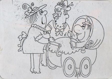 Mann im Kinderwagen Mann im Kinderwagen