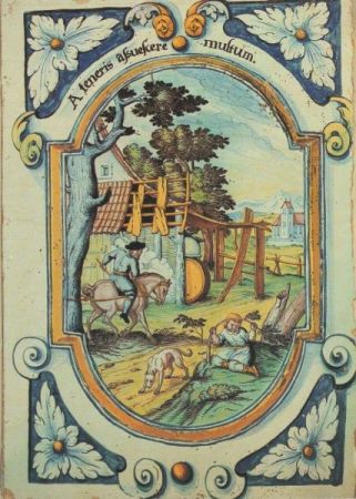Zureiter und Kind schöne Kacheln Zureiter und Kind schöne Kacheln