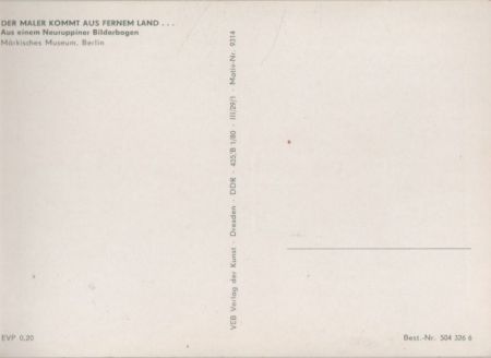 Der Maler kommt aus Bilderbogen Neuruppin Der Maler kommt aus Bilderbogen Neuruppin