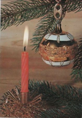 Weihnachtskarte Kerze Weihnachtskarte Kerze