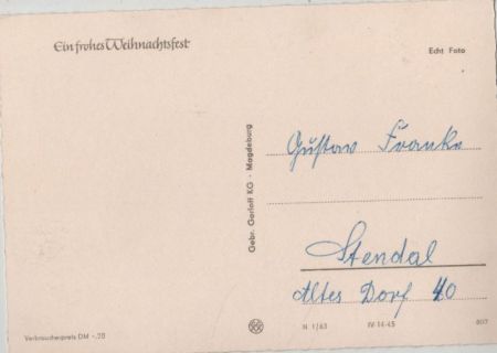 Frohes Weihnachtsfest Winterwald