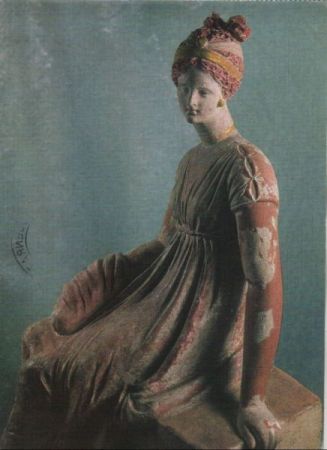 Sitzende mit hochgegürtetem Chiton Sitzende mit hochgegürtetem Chiton