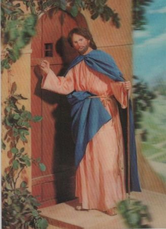Wackelbild Christ knocking Wackelbild Christ knocking