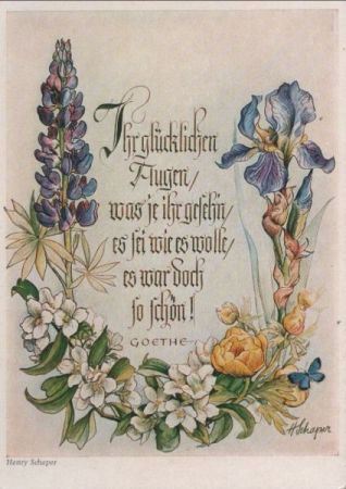 Goethe Es war doch so schön Goethe Es war doch so schön