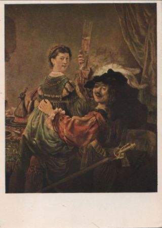 Rembrandt Selbstbildnis mit Gattin Saskia Rembrandt Selbstbildnis mit Gattin Saskia