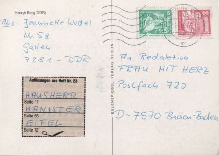 Henryk Berg DDR Henryk Berg DDR