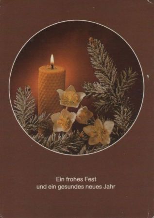 Ein frohes Fest Kerze Ein frohes Fest Kerze