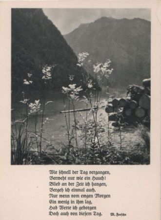 Wie schnell der Tag vergangen Sinnspruch Wie schnell der Tag vergangen Sinnspruch