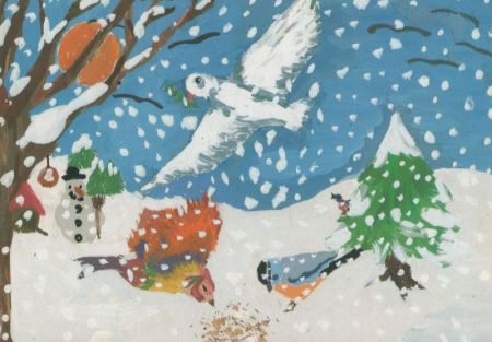 Maria Bonifer Winterzeichnung Maria Bonifer Winterzeichnung