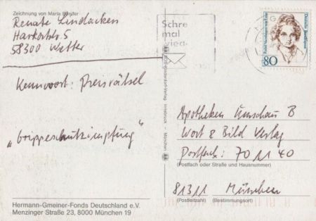 Maria Bonifer Winterzeichnung Maria Bonifer Winterzeichnung