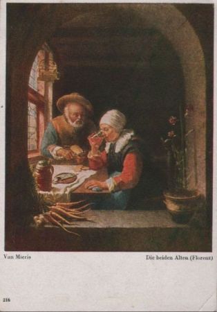 Van Mieris Die beiden Alten Van Mieris Die beiden Alten