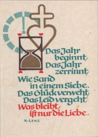 Das Jahr beginnt Sinnspruch Das Jahr beginnt Sinnspruch