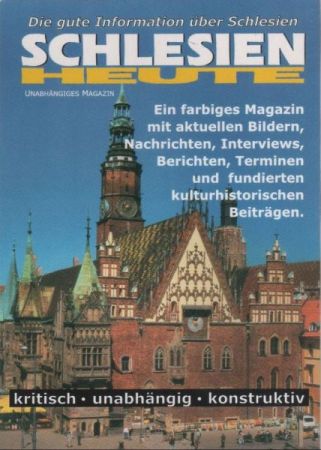 Schlesien heute Magazin Werbung Schlesien heute Magazin Werbung