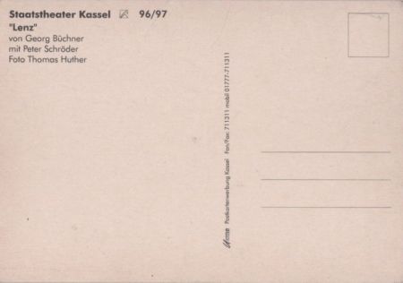 Kassel Staatstheater Büchner Lenz Kassel Staatstheater Büchner Lenz