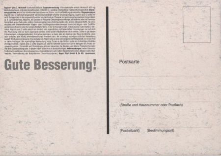 Aspirin Werbung Aspirin Werbung