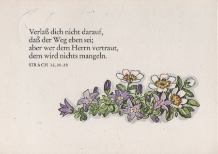Dem wird nichts mangeln Sinnspruch Dem wird nichts mangeln Sinnspruch