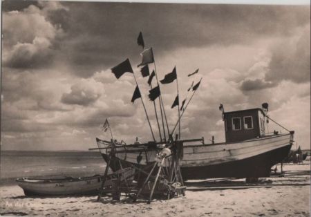Boot am Strand Boot am Strand