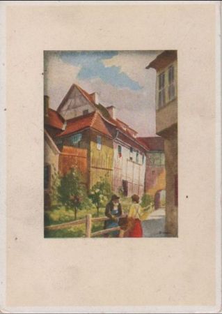 Frau und Mann am Zaun Frau und Mann am Zaun