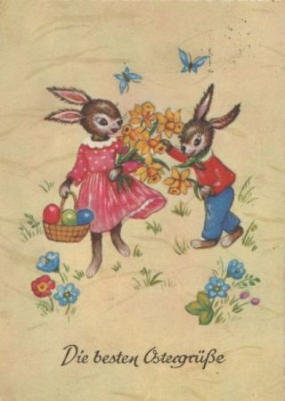 Beste Ostergrüße Hasen Beste Ostergrüße Hasen