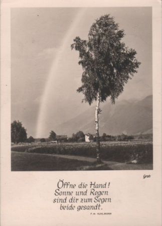 Öffne die Hand Sinnspruch Öffne die Hand Sinnspruch