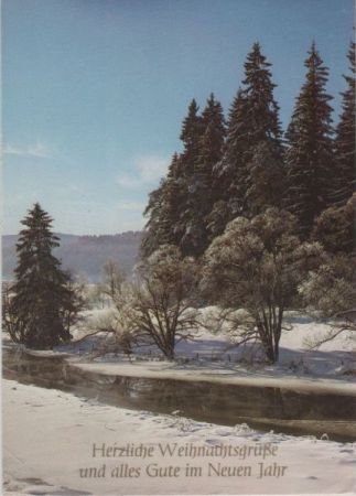 Herzliche Weihnachtsgrüße Winterlandschaft Herzliche Weihnachtsgrüße Winterlandschaft