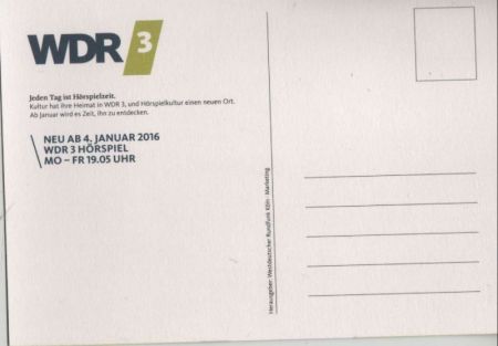 Zeit für Hörspiele WDR 3 Zeit für Hörspiele WDR 3