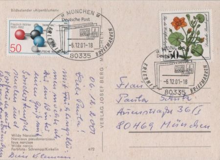 Wilde Narzisse Sonderstempel Wilde Narzisse Sonderstempel