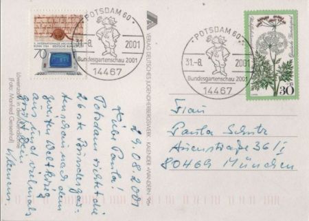 Löwenzahn Sonderstempel Löwenzahn Sonderstempel