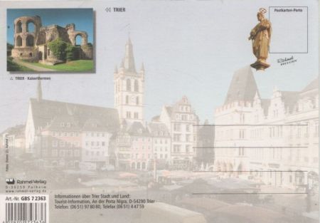 Trier - auf der Weltkarte Trier - auf der Weltkarte