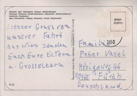 Wien - Österreich - 17 Bilder Wien - Österreich - 17 Bilder
