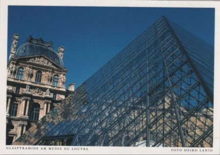 Paris - Frankreich - Louvre, Glaspyramide Paris - Frankreich - Louvre, Glaspyramide