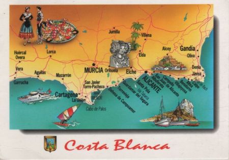 Costa Blanca - Spanien - Übersicht Costa Blanca - Spanien - Übersicht