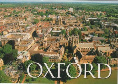 Oxford - Großbritannien - Draufsicht Oxford - Großbritannien - Draufsicht