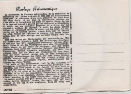 Strasbourg - Frankreich - Astronomische Uhr Strasbourg - Frankreich - Astronomische Uhr