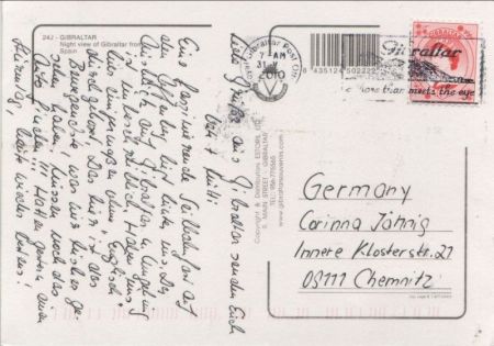 Gibraltar - Großbritannien - Nachtansicht