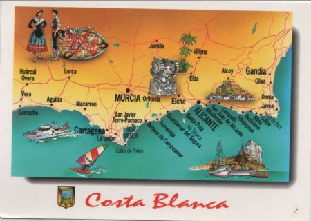 Costa Blanca - Spanien - Übersicht Costa Blanca - Spanien - Übersicht