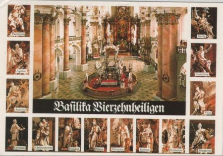 Bad Staffelstein, Vierzehnheiligen - die Heiligen Bad Staffelstein, Vierzehnheiligen - die Heiligen
