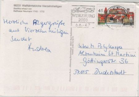 Bad Staffelstein, Vierzehnheiligen - die Heiligen Bad Staffelstein, Vierzehnheiligen - die Heiligen